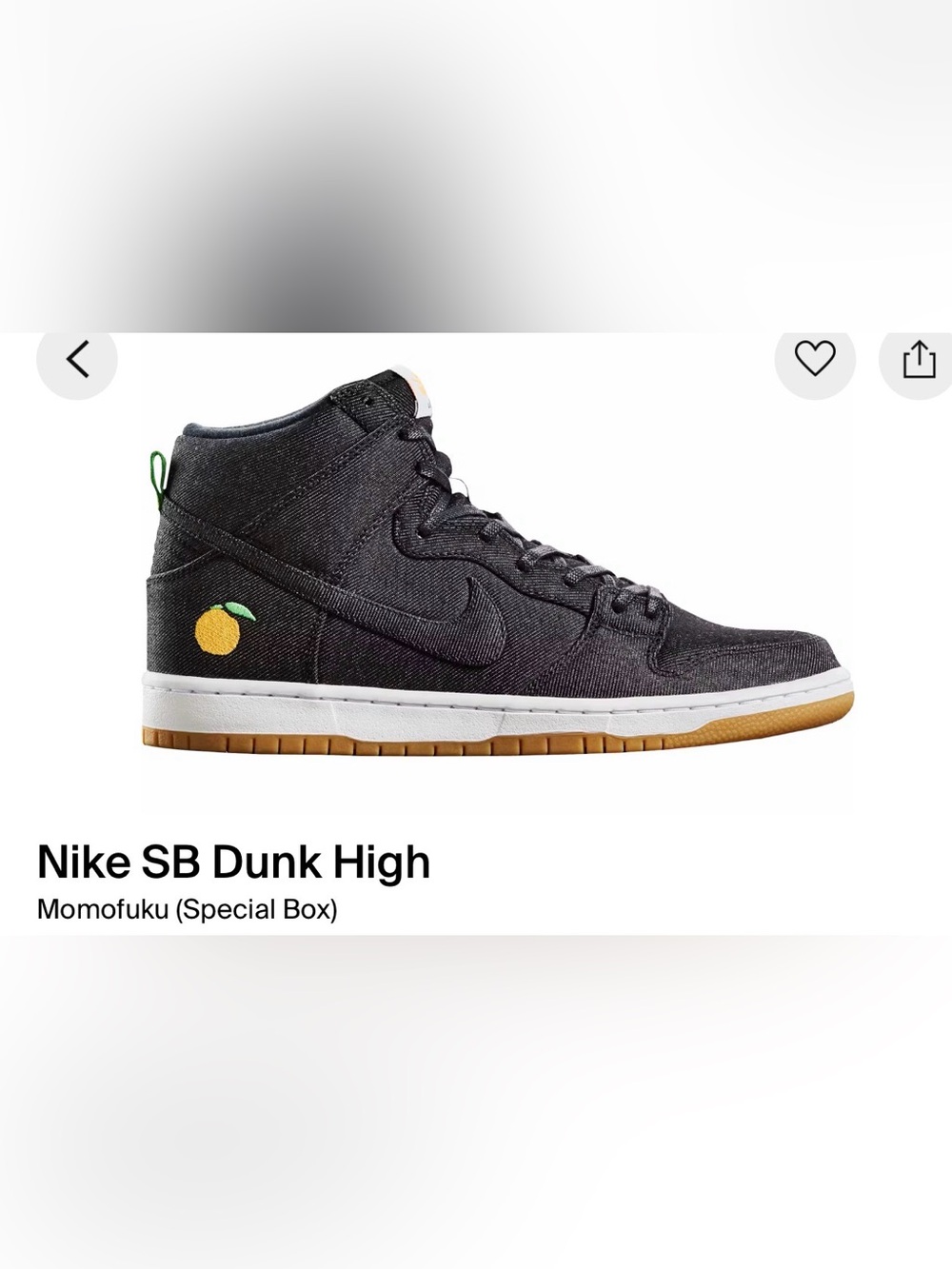 Nike SB Dunk High “MomoFuko” Size 11.5